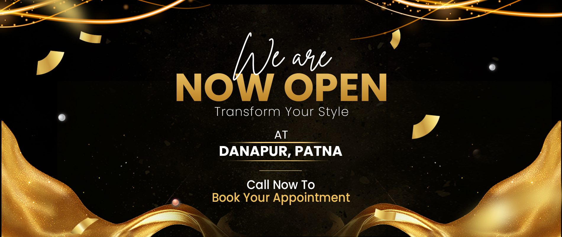 We Are Now Open Web Banners Design